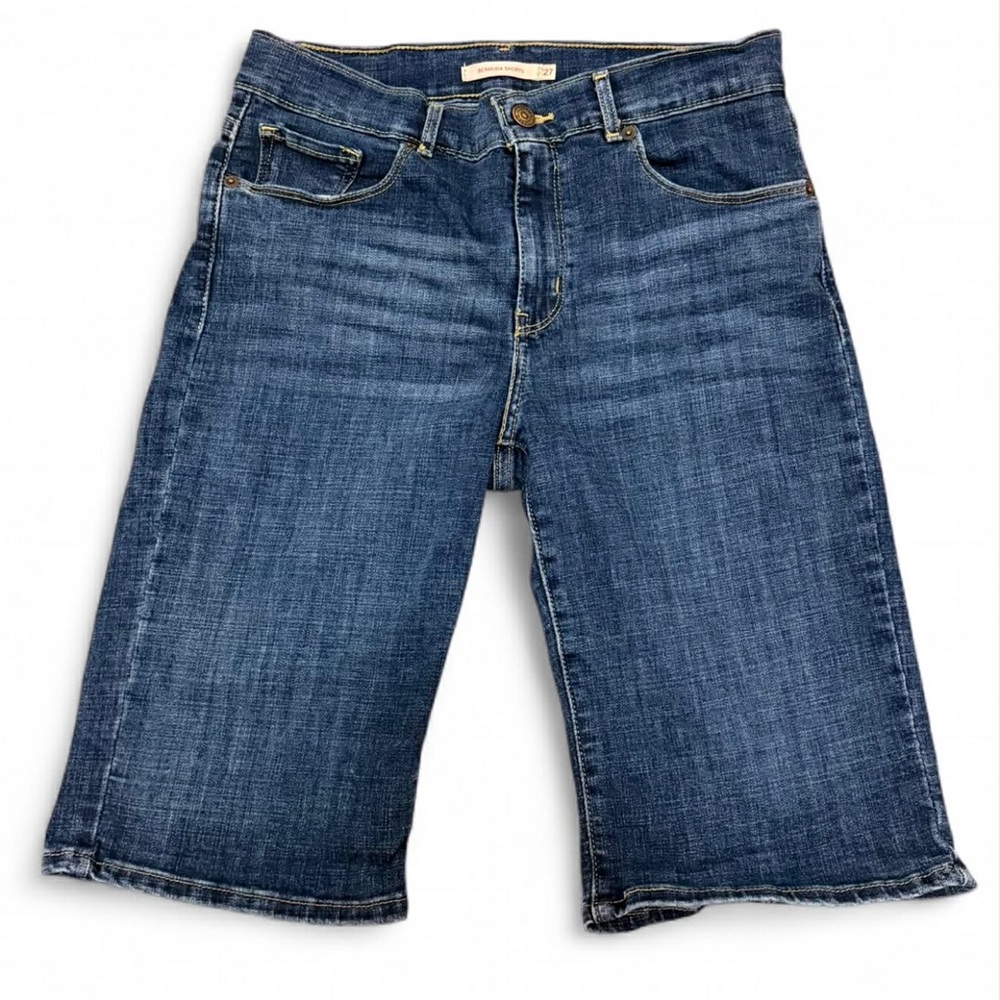 Levi's Dark Blue Denim Shorts